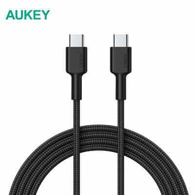 Hot Pick Sale Grab the Deal Now Aukey Cb-Cd45 60W Pd 0.9M Usb-C To Usb-C Cable