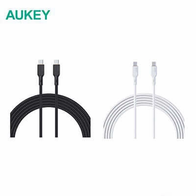 Aukey Cb-Kcc101/Cb-Kcc102 100W Braided Usb C To C Cable With Kevlar Core Special Occasion Discount Clearance Savings Now