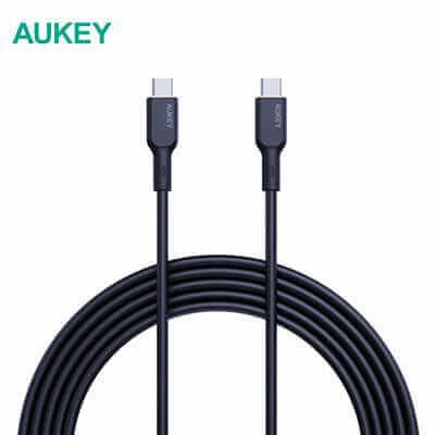 Aukey Cb-Scc241/Cb-Scc242 Circlet Blink 240W Silicone Usb-C To Usb-C Cable Limited Offer Alert
