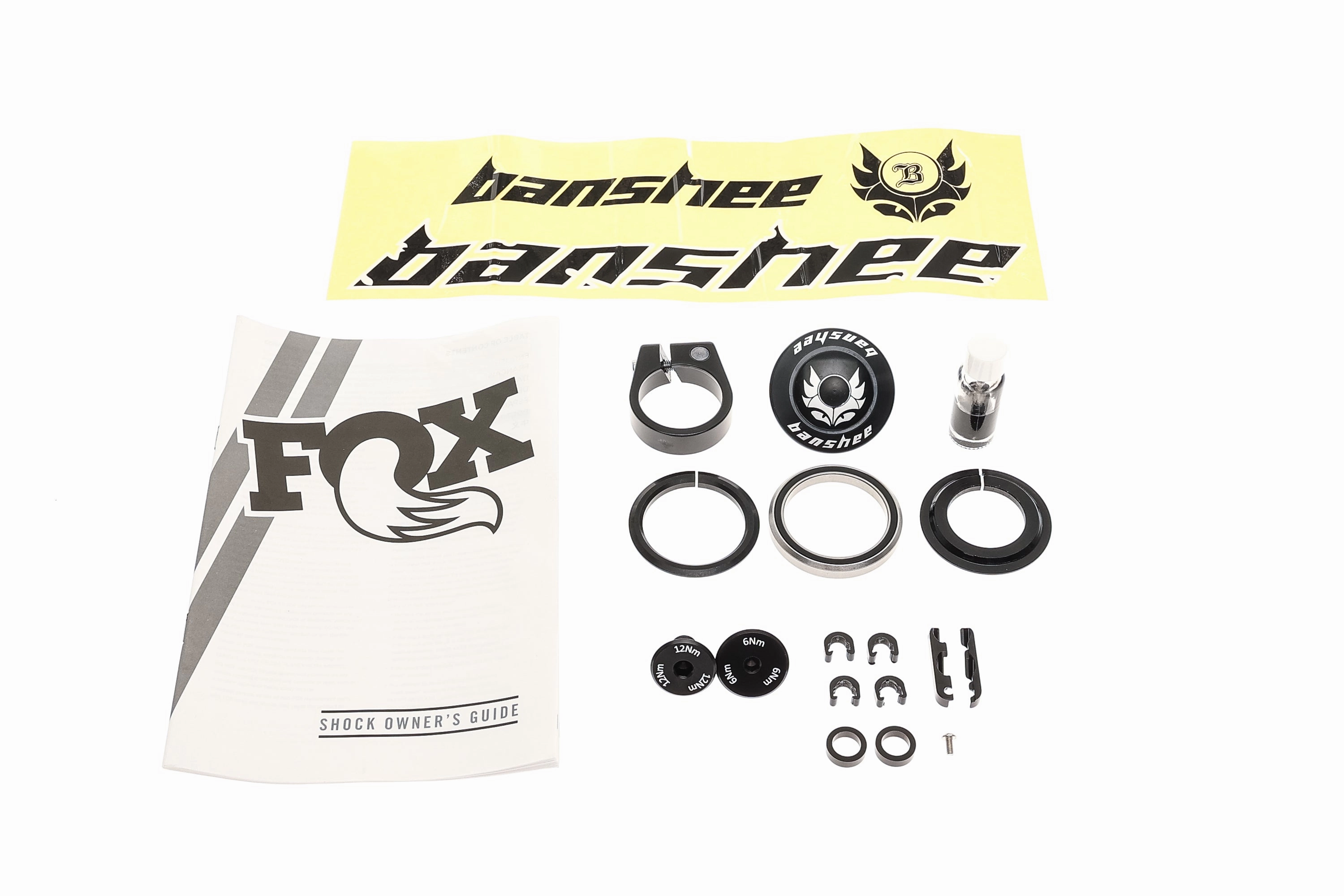 Banshee Titan V3.2 Frameset - Tint Raw With Charcoal Decals