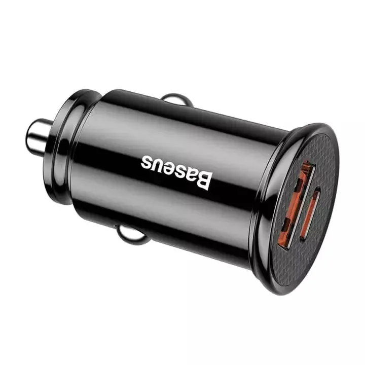 Baseus 30W Car Charger With Usb   Type C Port Hot Deal Alert Today Only Offer