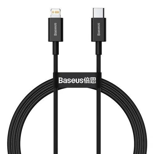 Big Savings Alert Dont Miss These Savings Baseus Cable Superior Series Type-C To Lightning 20W 1M - Black
