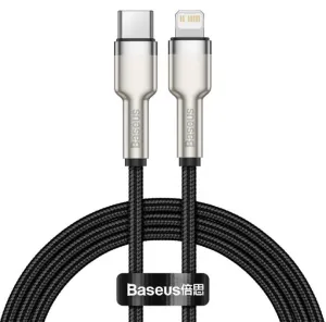 Baseus Cafule Series Metal Data Cable Type-C To Ip 20W 2M Black MustHave Clearance