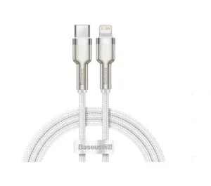 Mega Hot Offer Baseus Cafule Series Metal Data Cable Type-C To Ip 20W 2M - White