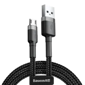 Limited Time Offer Baseus Cafule Usb To Micro Fast Charging Cable 1.5A 2M - Black