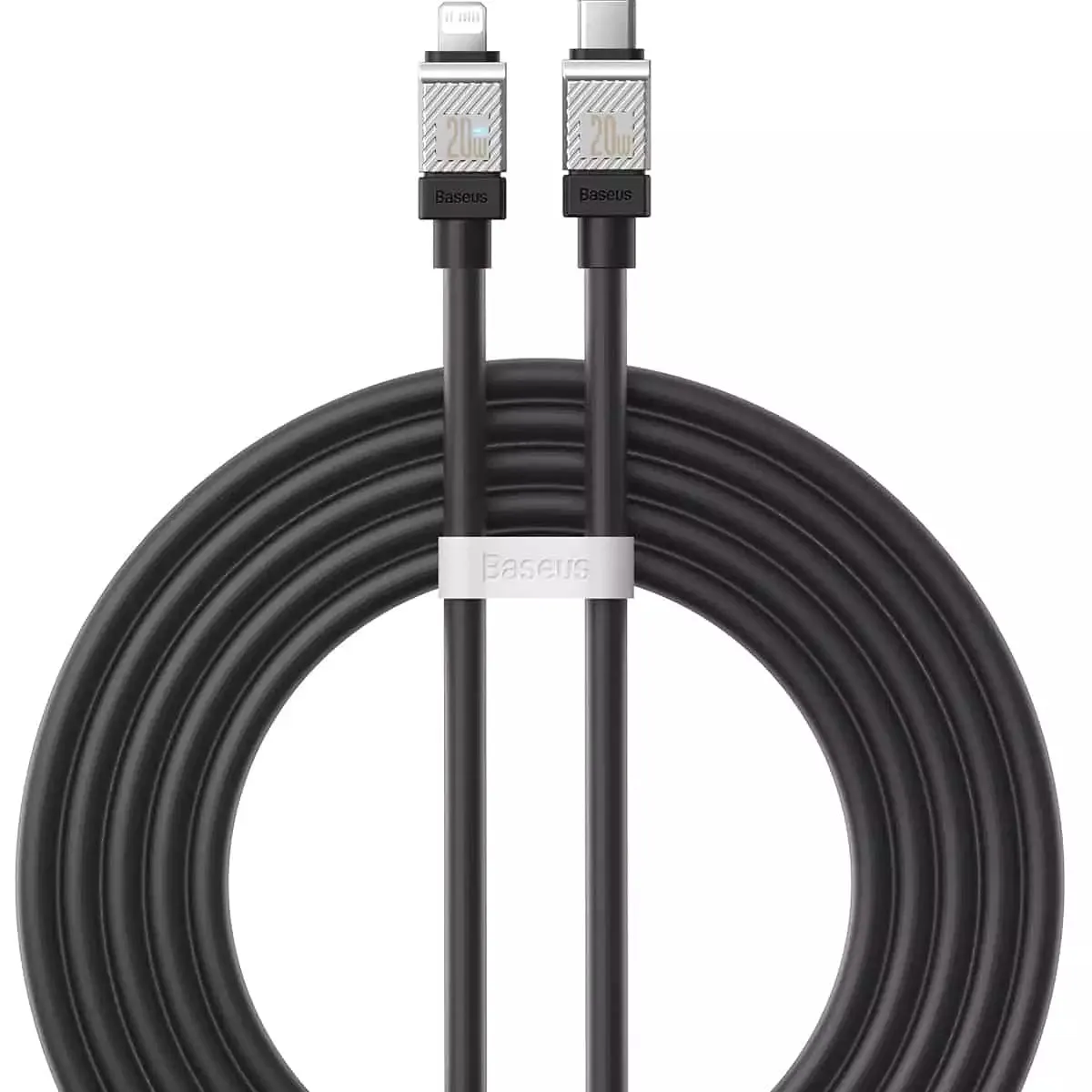 Todays Special Picks Exclusive Holiday Deal Baseus Coolplay Series Fast Charging Cable Type-C To Iphone 20W 2M Black
