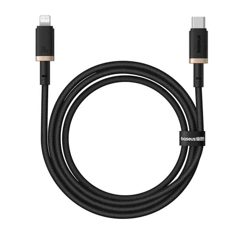 Shop Hot Deals Baseus Dura Series Type-C To Lightning Pd 20W Fast Charging Cable 2M Gold/Black
