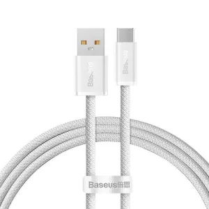Baseus Dynamic Fast Charging Usb To Type C 100W Cable 1M White Mega Discount Today Surprise Discount Today