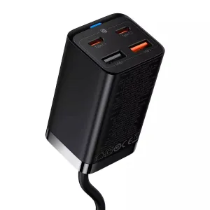 Shop Hot Deals Dont Miss Big Savings Baseus Gan3 Pro Desktop Fast Charger 2C 2U 65W Eu Black (Include: Baseus Xiaobai Series Fast Charging Cable Type-C To Type-C 100W (20V/5A) 1M Black)