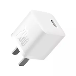 Baseus Gan5 Fast Charger 1C 20W Cn White MustHave Gift Ideas