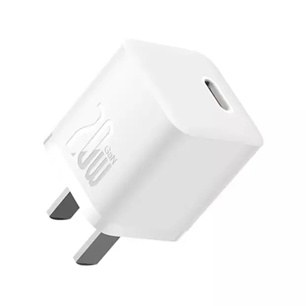 Baseus Gan5 Fast Charger 1C 20W Cn White MustHave Gift Ideas