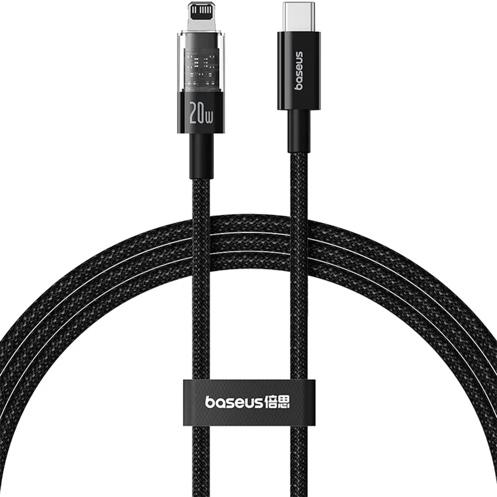 Baseus Gem Series 20W Type C To Lightning Cable Cluster Black 1M Save Big Online