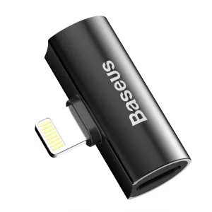 Last Chance Offer Baseus L46 Iphone Lightning Male To Dual Iphone Lightning Female Adapter