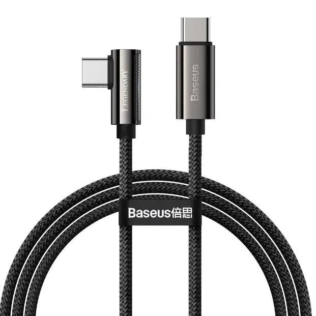 Baseus Legend Series Elbow Type C To Type C 100W Cable 1M Mega Online Discount Perfect Gift Offer
