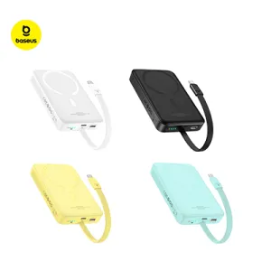 Shop the Savings Now Weekend Sale Special Baseus Magnetic Power Bank 30W 10000Mah With Built-In Usb-C Cable