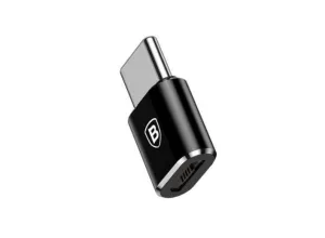 Trending Deals Today Limited Stock Alert Baseus Micro Female To Type-C Male Adapter Converter - Black