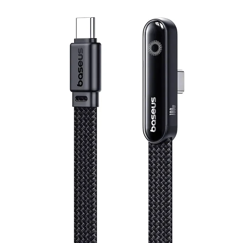 Today Only Steal Baseus Mvp 3 100W Usb-C To Usb-C Fast Charging Cable Cosmic Black 2M