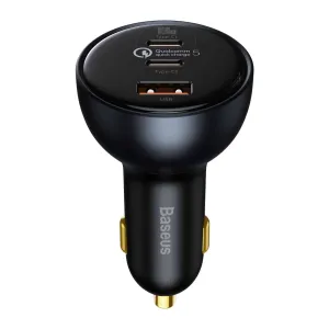 Shop Save Big Best Price Today Baseus Qualcomm 160W 2C Usb Car Charger - Gray