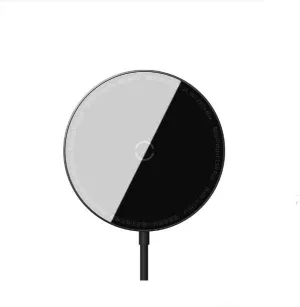 Baseus Simple Mini Magnetic Wireless Charger - Black Mega Discount Today Special Surprise Sale