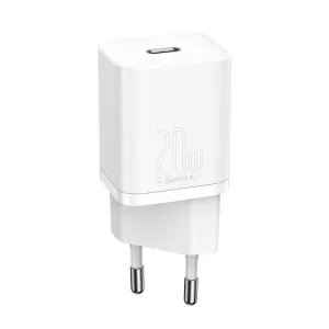 Hot Discount Deal Limited Stock Offer Baseus Super Si Quick Charger 1C 20W - White