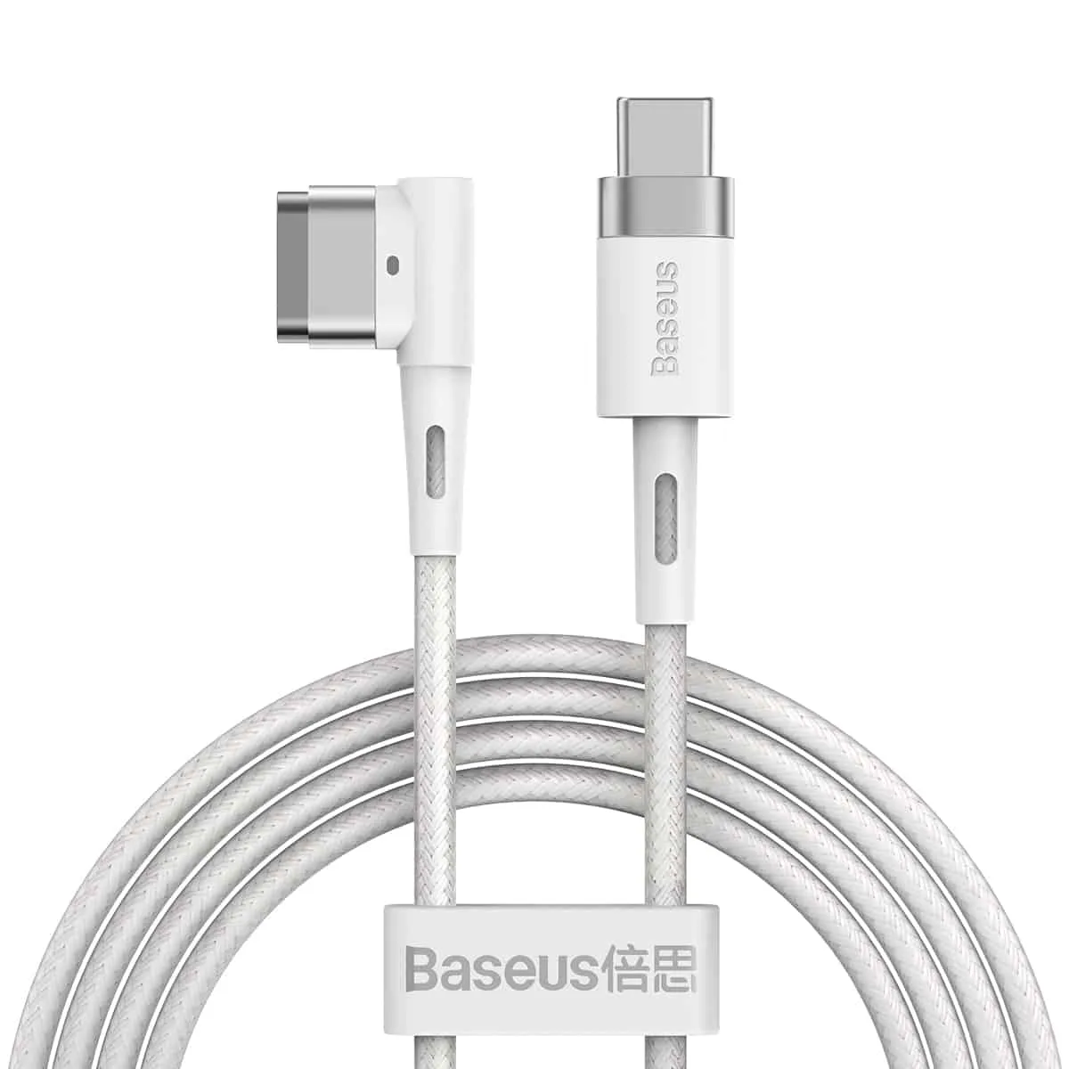 Baseus Zinc Magnetic Series Iphone Laptop Charging Cable Type-C To L-Shaped Port 60W 2M White Shop the Savings Limited Edition Offer