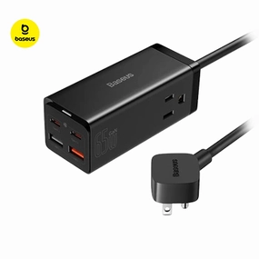 Grab Your Hot Pick Limited Offer Alert Baseus Gan3 Pro 6 Ports Power Strip 65W