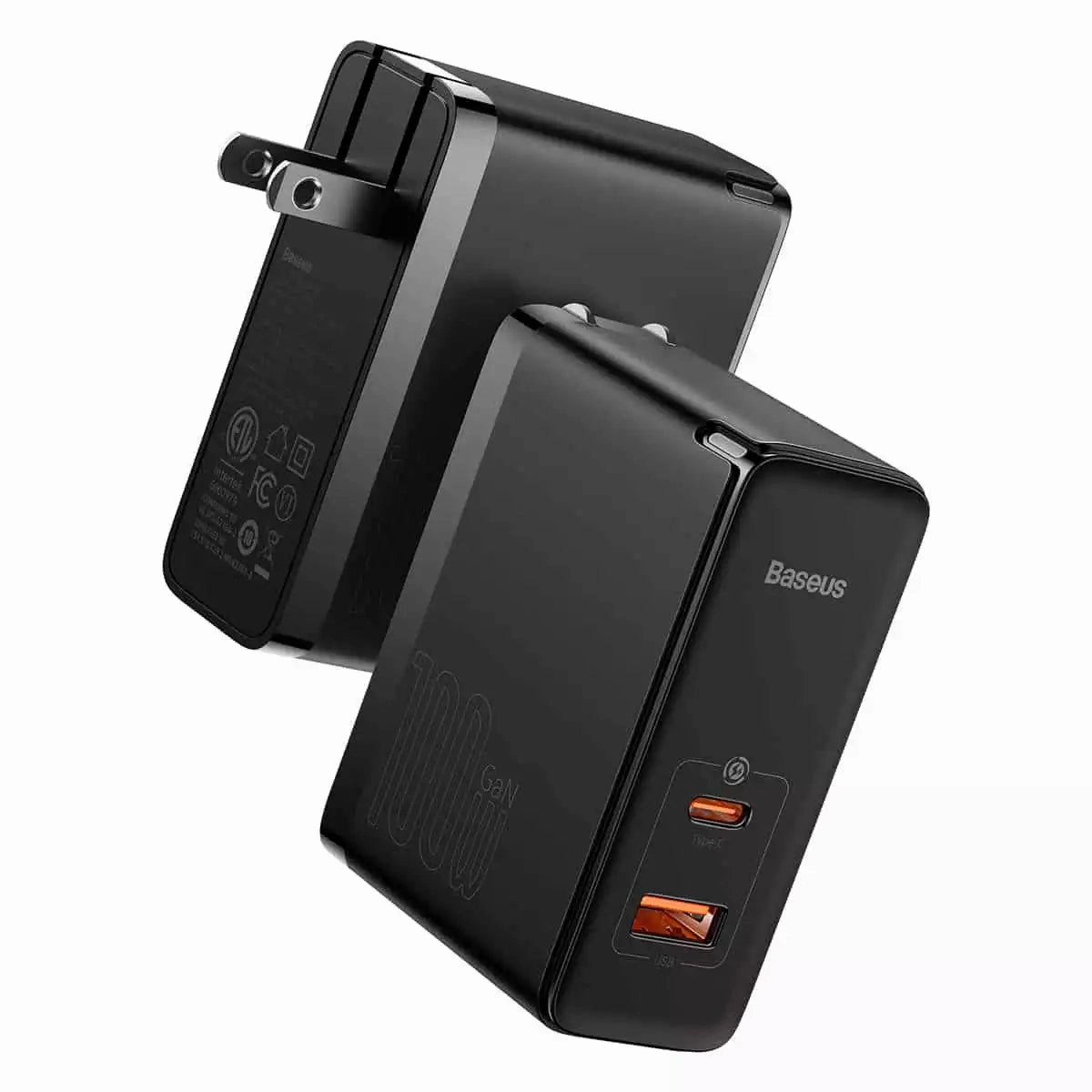 Price Drop Frenzy Dont Miss Todays Deal Baseus Gan5 Pro Fast Charger C U 100W Cn With Mini Cable Type-C To Type-C 100W(20V/5A) 1M