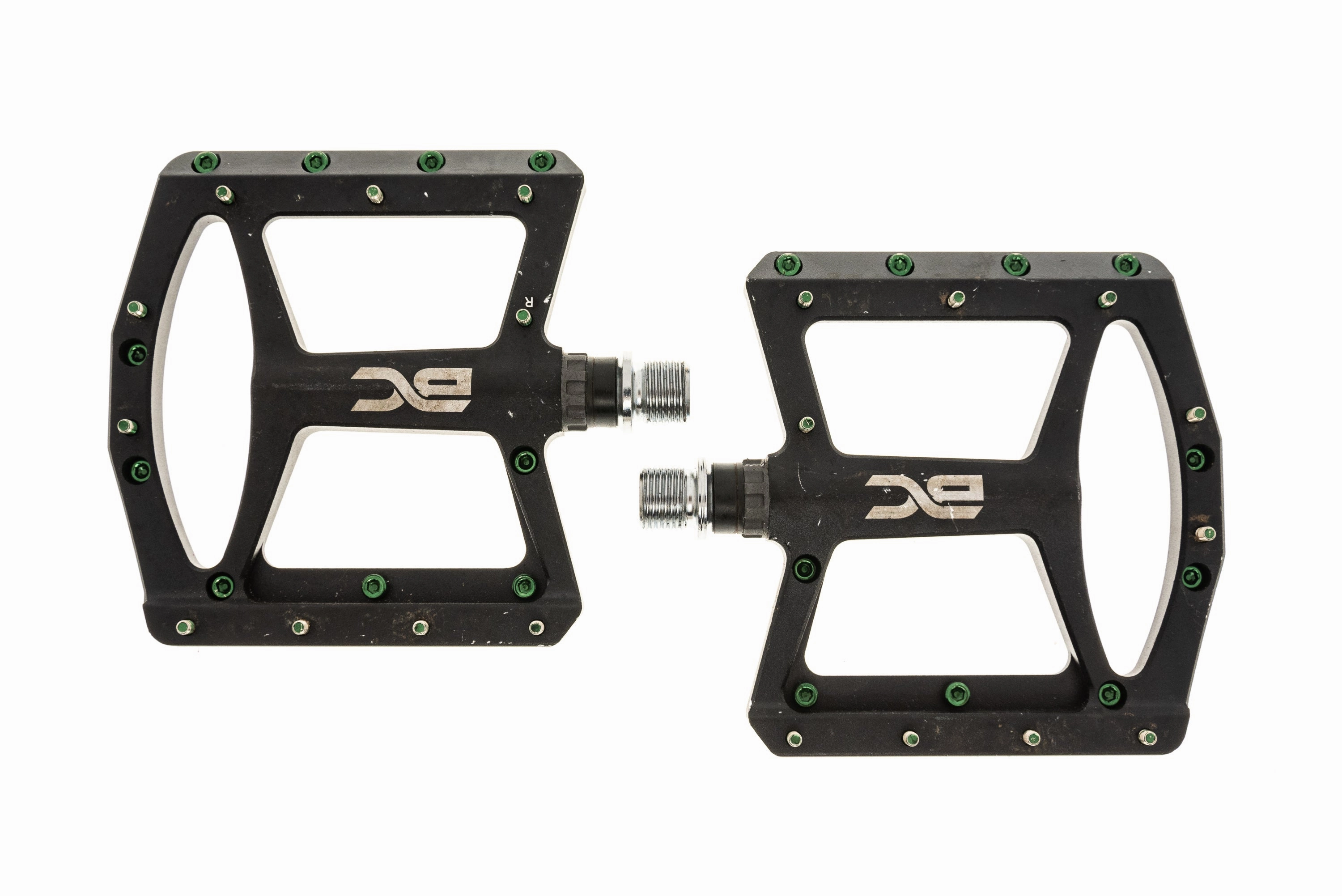 BC Wide Pedals Platform Black/Green