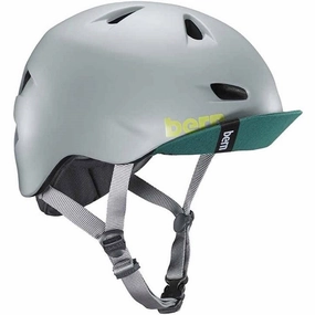 Bern Brentwood Matte Pavement Grey w/ Flip Bike Helmet - S-M