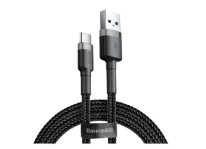 Gift Sale Event Baseus Cafule Usb To Type C 2M Cable - Black