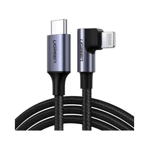 Ugreen 60764 Mfi Elbow Usb Type C To Lightning Cable - 1.5M Flash Deal Alert Shop Hot Deals