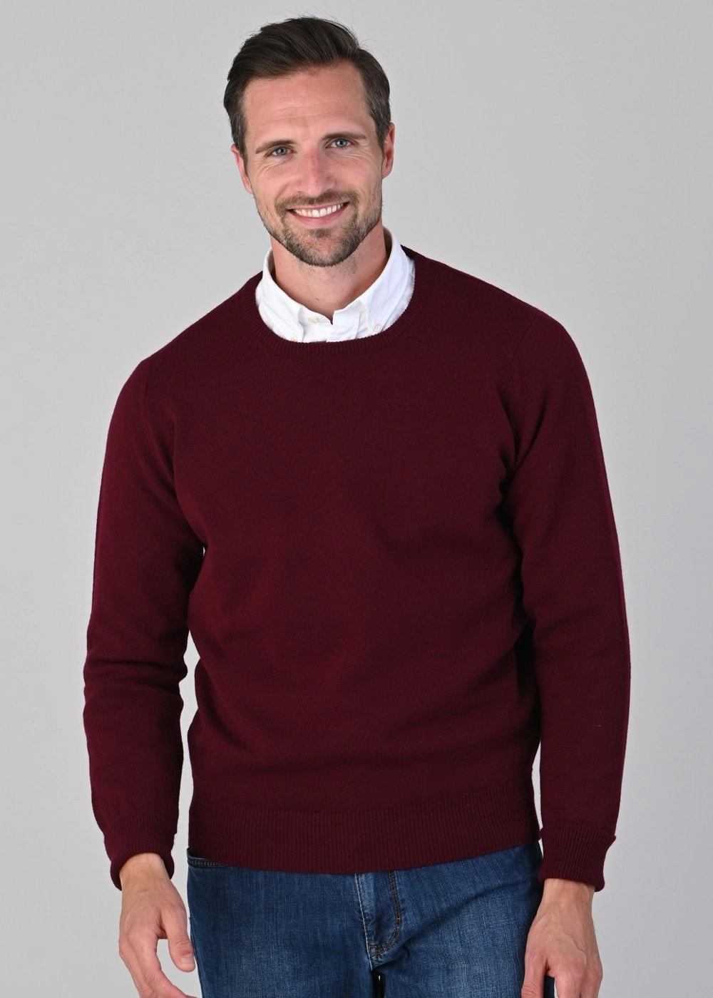 Hot Discount Deal Rob 2 Ply Lambswool Crew Neck