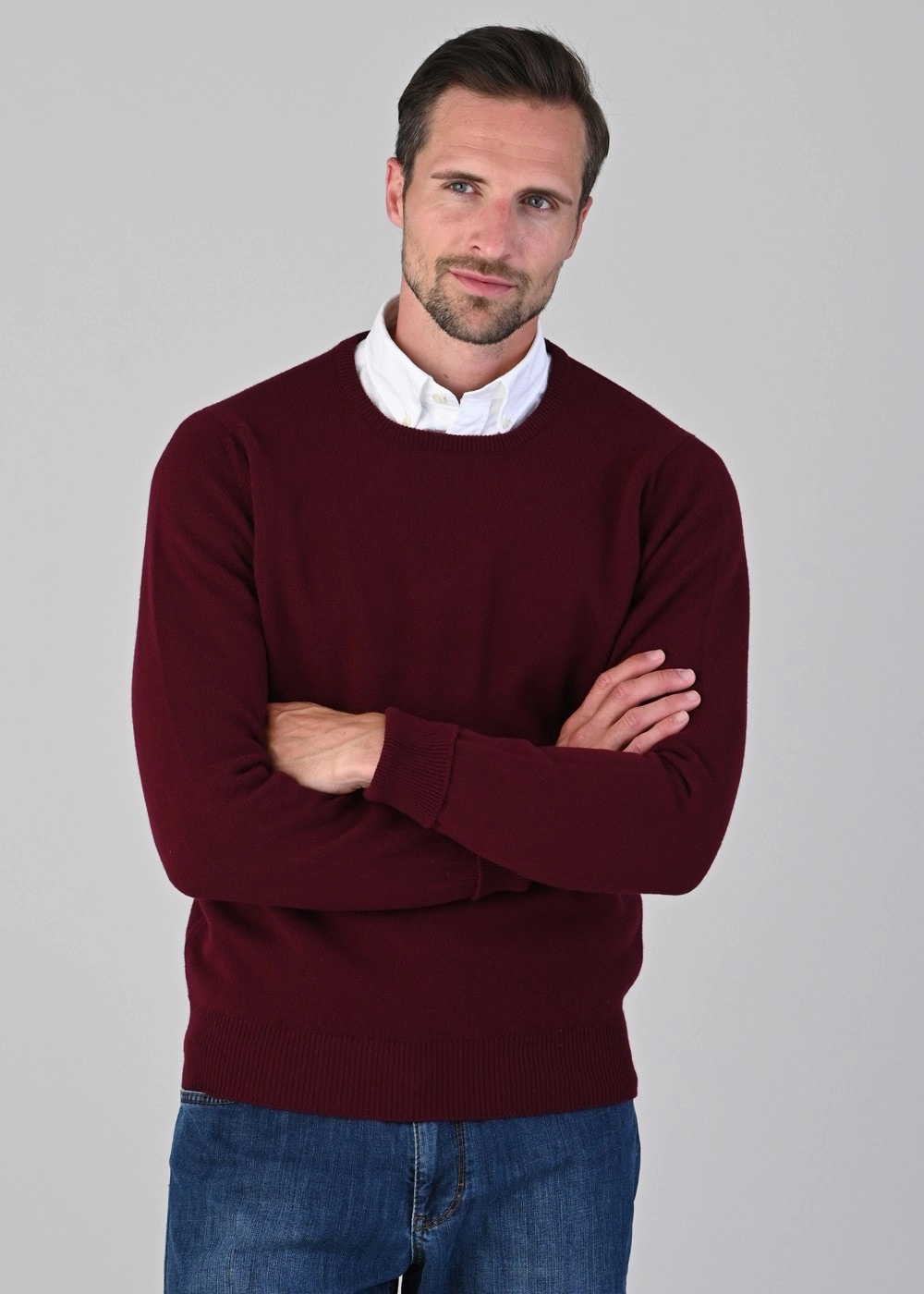 Rob 2 Ply Lambswool Crew Neck Special Steal Event