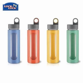 Limited Stock Deals Lock & Lock I-Shape Glass Water Bottle 510Ml