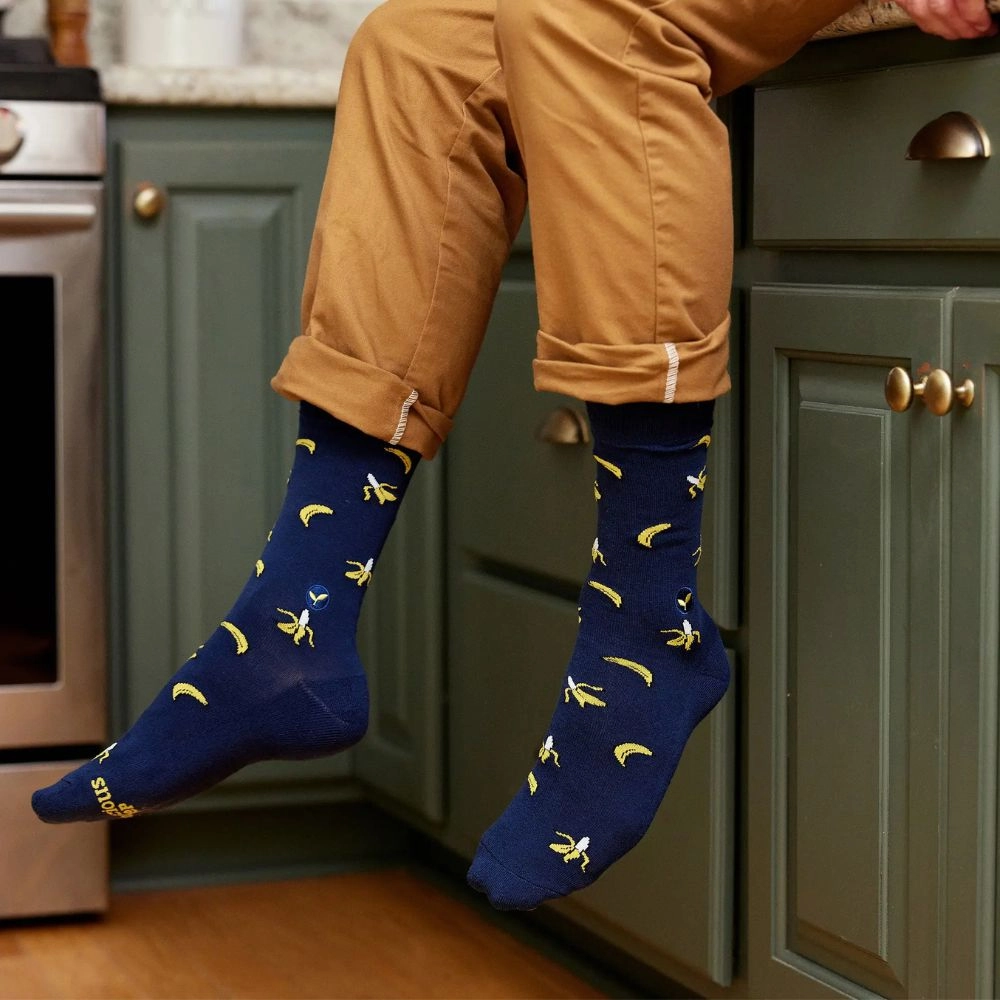 Limited Stock Alert Socks That Plant Trees - Bananas