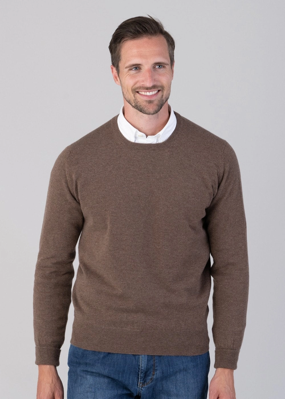 Oxton 1 Ply Cashmere Crew Neck Mega Discount Event Dont Miss This Offer