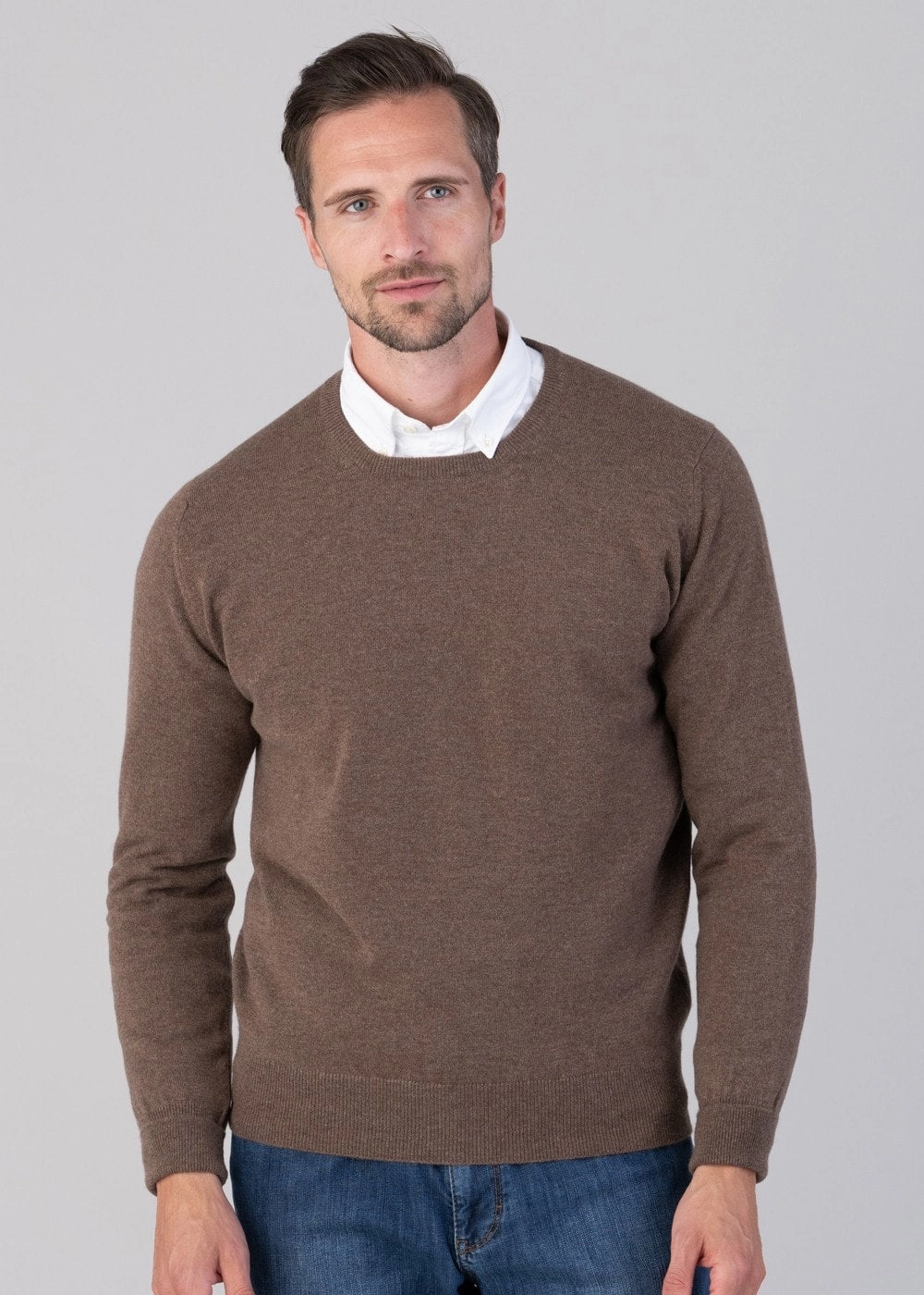 Shop Save Big Oxton 1 Ply Cashmere Crew Neck