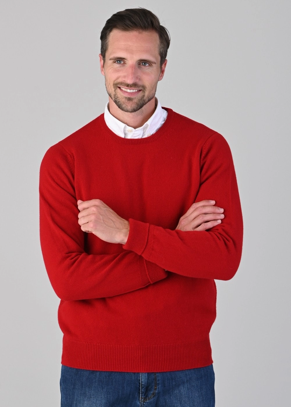 Rob 2 Ply Lambswool Crew Neck Instant Deal Today Save More Online
