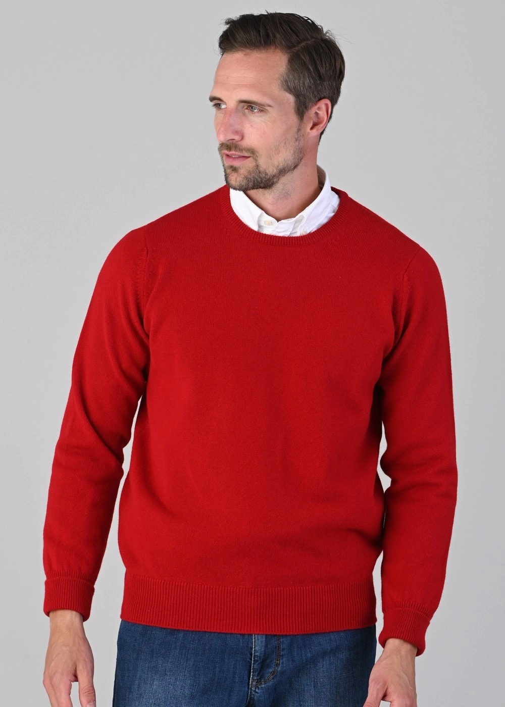 Rob 2 Ply Lambswool Crew Neck MustHave Items Best Seller Discount