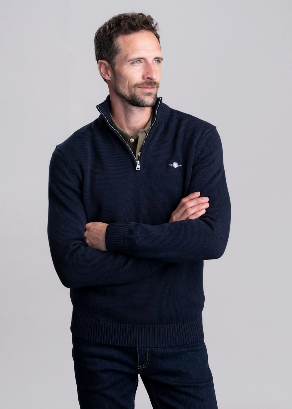 Casual Cotton Half Zip Online Exclusive Offer Trending Today Steal