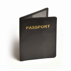 Travel Blue Rfid Blocking Leather Passport Cover - Black Hot Sale Alert Mega Savings Now