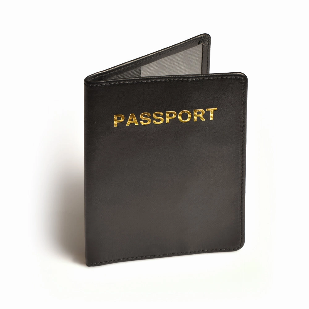 Travel Blue Rfid Blocking Leather Passport Cover - Black Hot Sale Alert Mega Savings Now