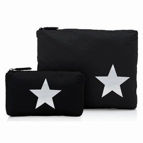 Zipper Pack Black/Silver Star Online Deal Frenzy Special Occasion Discount