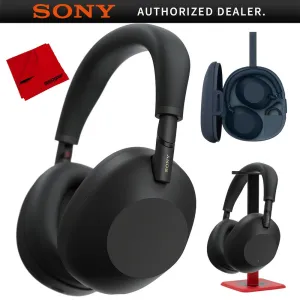 Sony Wh-1000Xm6 Best Wireless Noise Canceling Headphones, Black   Pro Stand Kit Daily Deal Frenzy