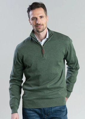 Porthmeor Pima Cotton Quarter Zip Special Deal Frenzy