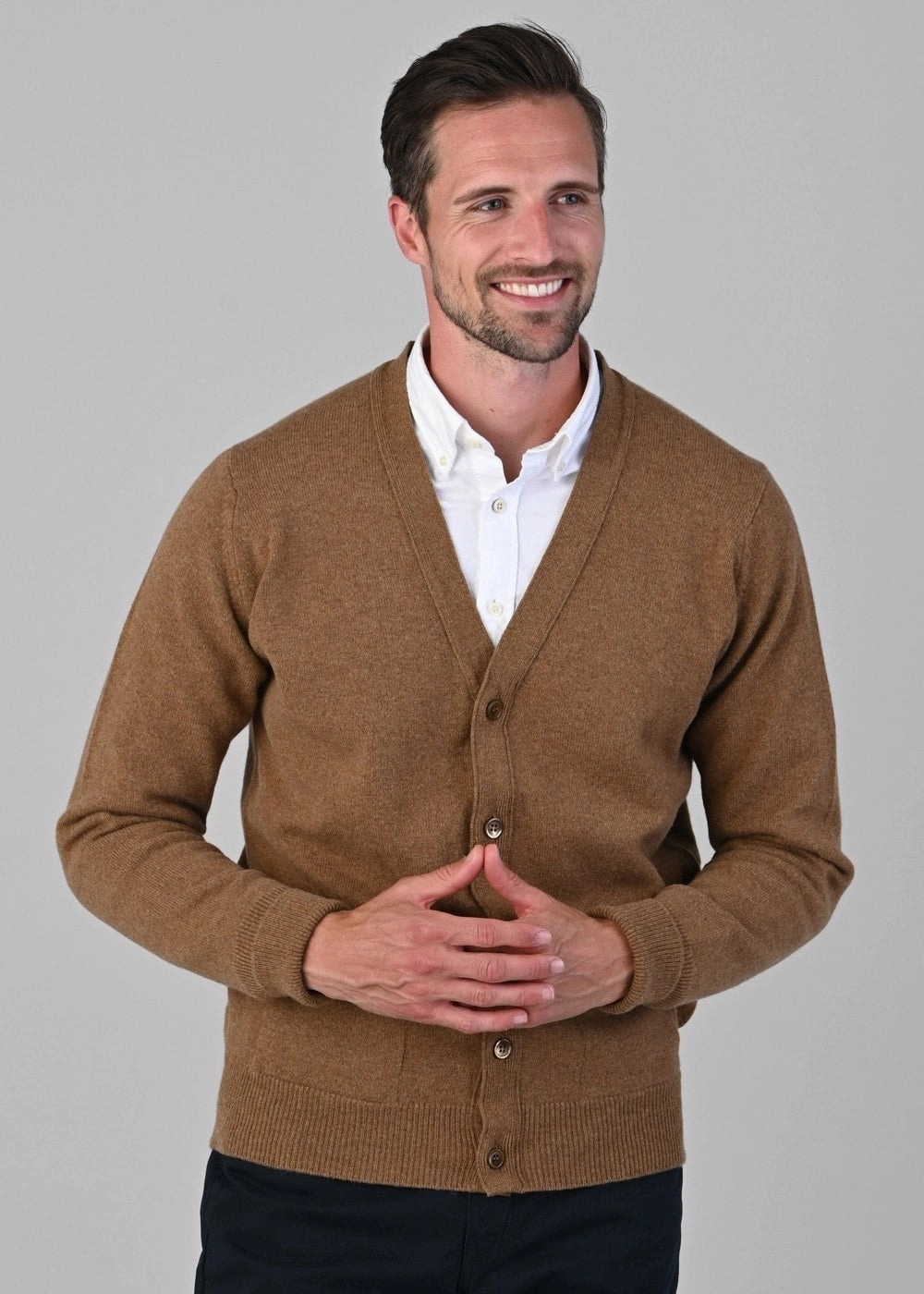 Rob 2 Ply Lambswool Cardigan Online Exclusive Savings