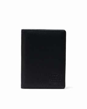 Shop Grab Now Herschel Raynor Passport Holder Vegan Leather - Black