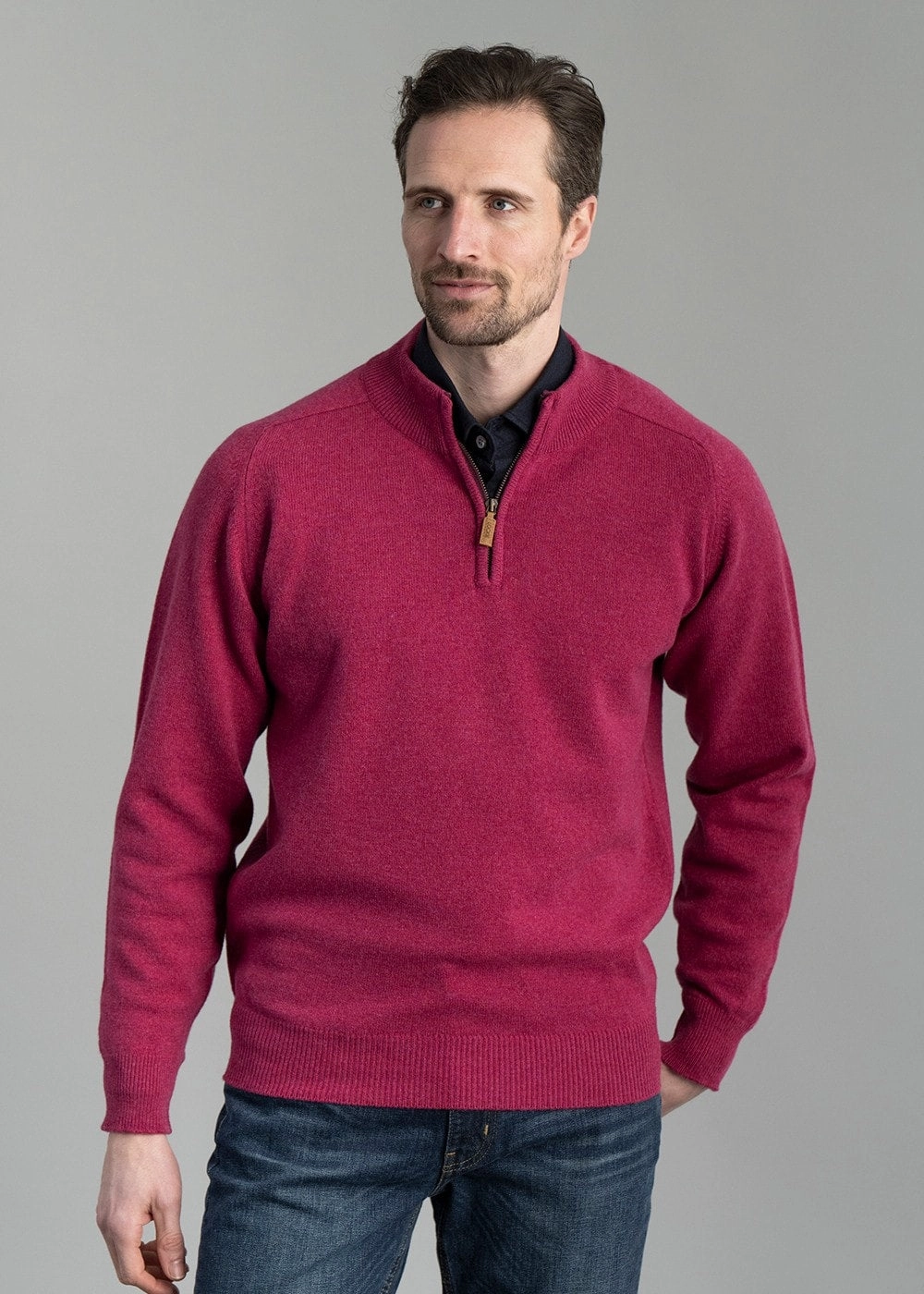 Lambswool 2 Ply Zip Neck Dont Miss This Offer