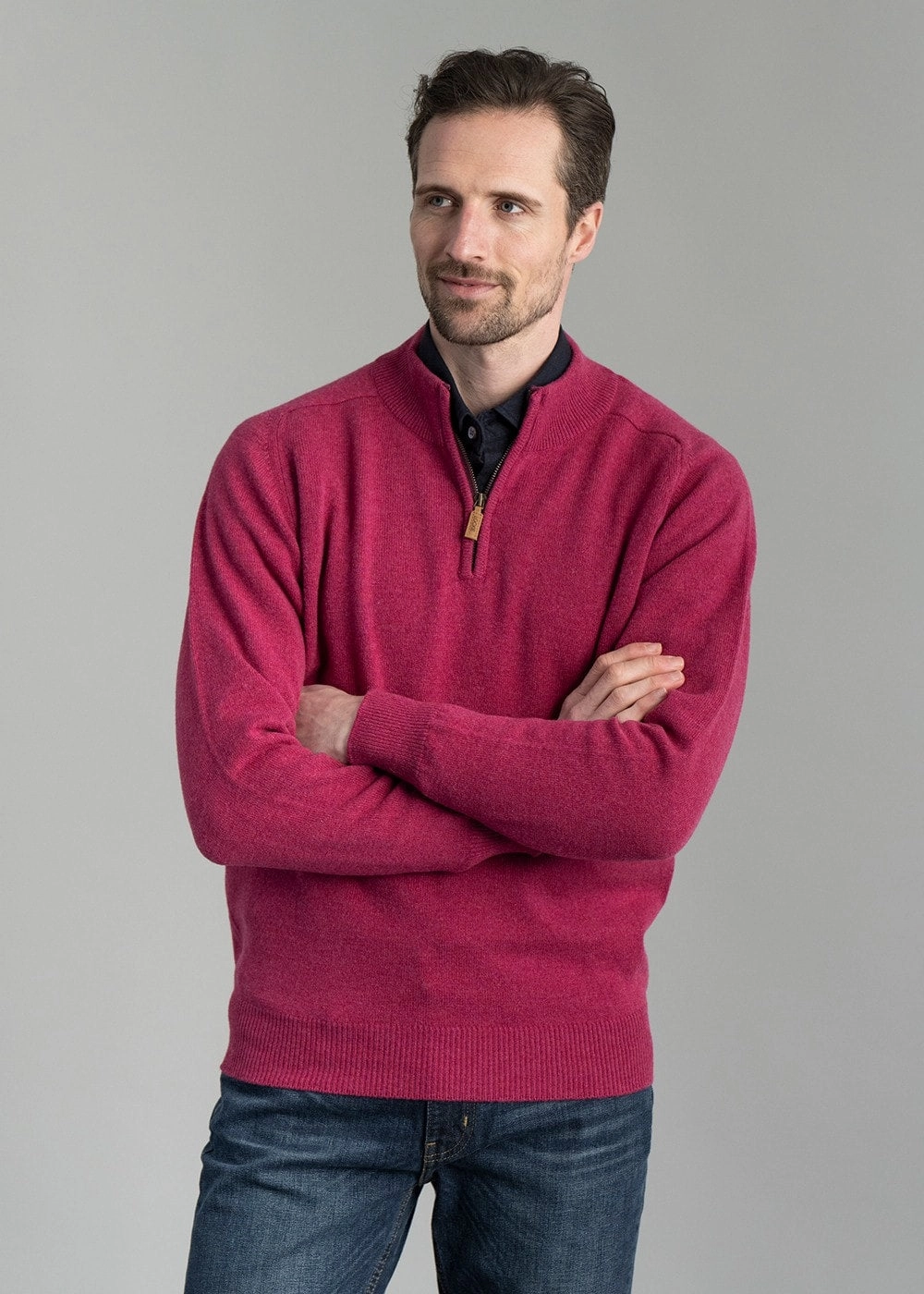 Exclusive Deal Inside Grab the Deal Now Lambswool 2 Ply Zip Neck