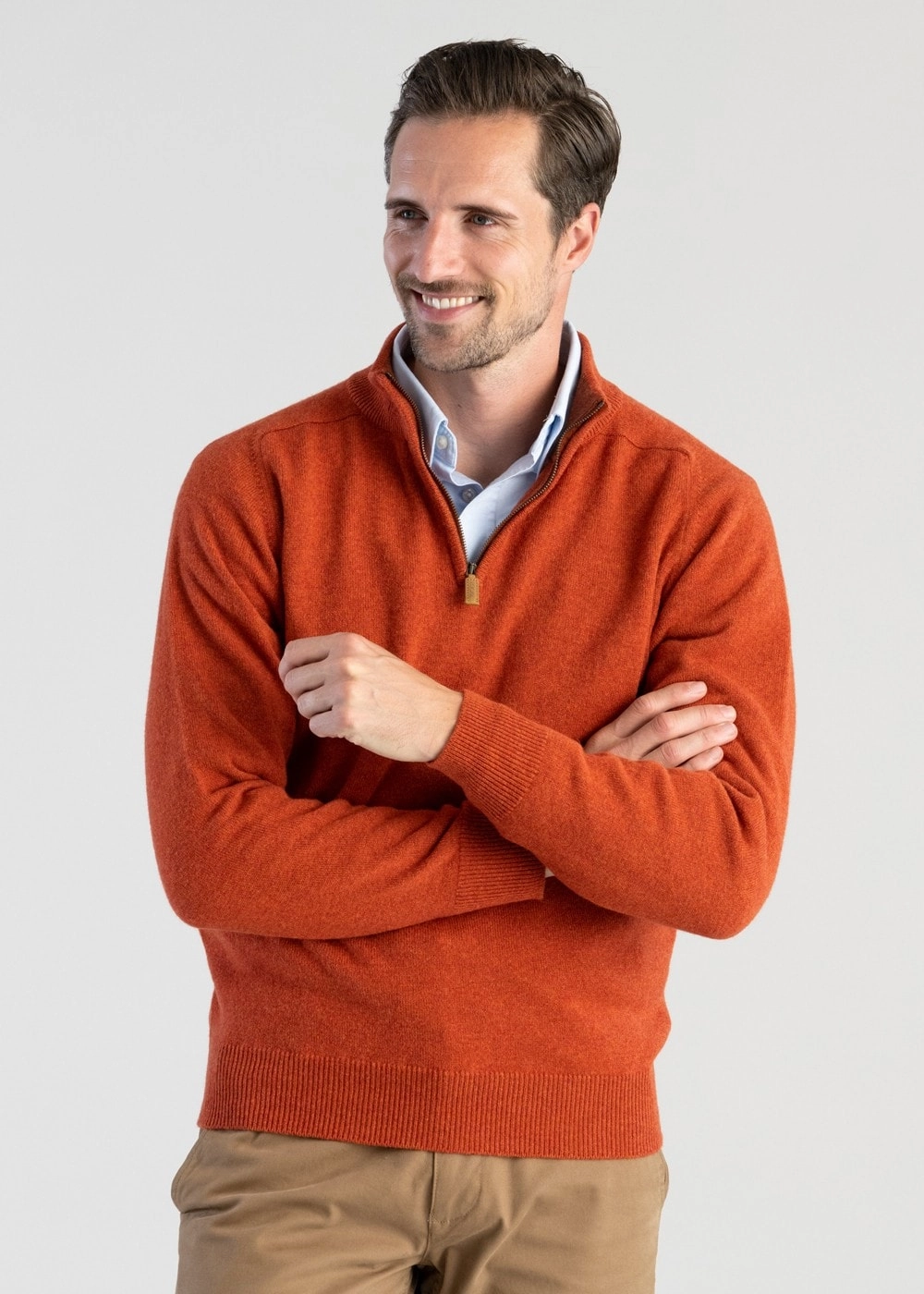 Lambswool 2 Ply Zip Neck Dont Miss Big Savings Shop Smart Deals